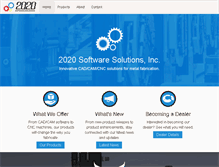 Tablet Screenshot of 2020softwaresolutions.com